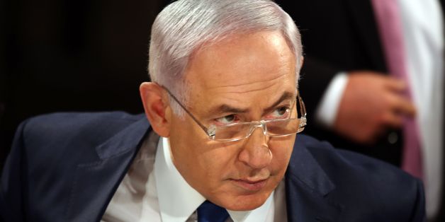 Israeli Prime Minister Benjamin Netanyahu gestures during a special cabinet meeting for Jerusalem Day, held in the Western Wall tunnels in Jerusalem's Old City on May 28, 2017. / AFP PHOTO / GALI TIBBON (Photo credit should read GALI TIBBON/AFP/Getty Images)