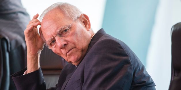 German finance minister Wolfgang Schaeuble attends the weekly cabinet meeting at the Chancellery in Berlin on May 17, 2017. / AFP PHOTO / Odd ANDERSEN (Photo credit should read ODD ANDERSEN/AFP/Getty Images)