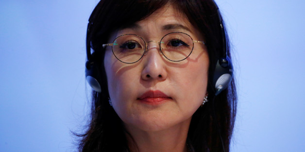 Japan's Defence Minister Tomomi Inada prepares to speak at the 16th IISS Shangri-La Dialogue in Singapore June 3, 2017. REUTERS/Edgar Su