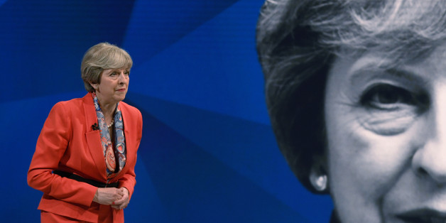 LONDON, UNITED KINGDOM - MAY 29: Prime Minister Theresa May answers questions from the studio audience during a joint Channel 4 and Sky News general election programme 'May v Corbyn Live: The Battle for Number 10' at Sky studios on May 29, 2017 in London, England. The 90-minute show, which will feature the first party leader interviews of the campaign, will open with an audience Q&A with Jeremy Corbyn hosted by Sky's Political Editor, Faisal Islam, before being interviewed by Jeremy Paxman. The