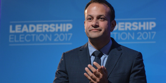 Leo Varadkar at the Mansion House in Dublin where he was elected the new leader of Fine Gael and on course to become Irelands first gay Taoiseach. Following the formation of a Fine Gael minority government in May 2016, Leo Varadkar was appointed Minister for Social Protection.After the resignation of Enda Kenny as Leader of Fine Gael in May 2017, Varadkar announced his candidacy for party leader. He faced Minister for Housing Simon Coveney in the Fine Gael leadership election. Today, on 2nd o