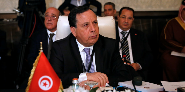 Tunisian Foreign Minister Khemaies Jhinaoui attends the preparatory meeting of Arab Foreign ministers of the 28th Ordinary Summit of the Arab League at the Dead Sea, Jordan March 27, 2017. REUTERS/Muhammad Hamed
