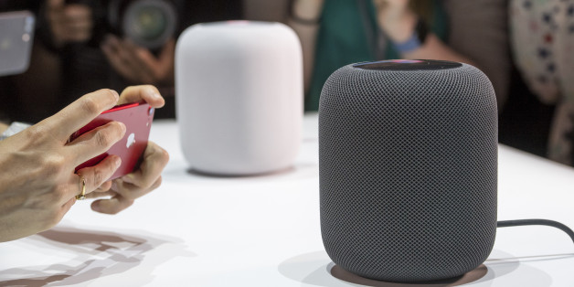 Apple stellte den "Homepod" am Montag in Kalifornien vor.