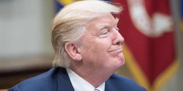 US President Donald Trump speaks during a meeting with Republican congressional leaders in the Roosevelt Room at the White House in Washington, DC, on June 6, 2017. / AFP PHOTO / NICHOLAS KAMM (Photo credit should read NICHOLAS KAMM/AFP/Getty Images)