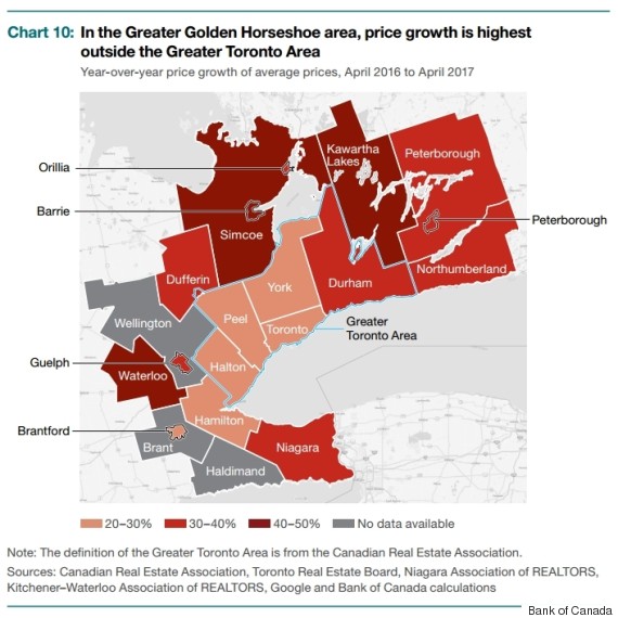 Toronto's Housing Bubble Seen Spreading In Bank Of Canada Heat Map ...