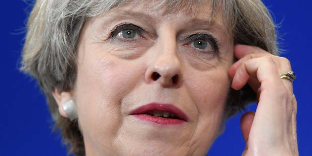 Britain's Prime Minister Theresa May gives an election campaign speech to Conservative Party supporters in Norwich, June 7, 2017. REUTERS/Toby Melville