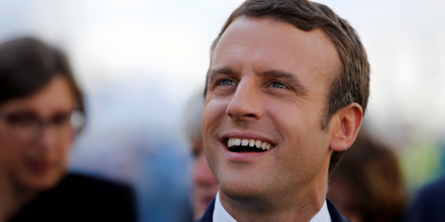French President Emmanuel Macron visits the STX Les Chantiers de l'Atlantique shipyard site in Saint-Nazaire, western France, May 31, 2017. REUTERS/Stephane Mahe