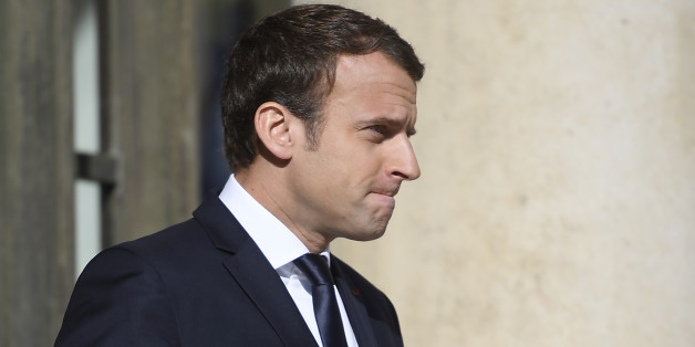 French President Emmanuel Macron waits for the arrival of his Senegalese counterpart for their meeting at the Elysee palace on June 12, 2017 in Paris.French President Emmanuel Macron's party is on course for an overwhelming parliamentary majority, after the JUne 11, 2017 first round of voting for the National Assembly left traditional parties in disarray. / AFP PHOTO / Lionel BONAVENTURE / ALTERNATIVE CROP (Photo credit should read LIONEL BONAVENTURE/AFP/Getty Images)