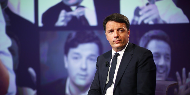 ROME, ITALY - MAY 14: PD Secretary Matteo Renzi attends the 'L'Arena' TV show at Cinecitta Studios on May 14, 2017 in Rome, Italy. (Photo by Ernesto Ruscio/Getty Images)