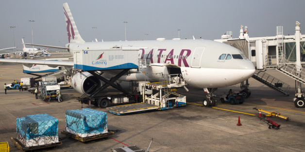 Qatar Airways plane, Bandaranayake International Airport, Colombo, Sri Lanka, Asia. (Photo by: GeographyPhotos/UIG via Getty Images)