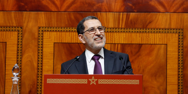 Moroccan Prime Minister Saad Eddine el-Othmani delivers his first speech presenting the government's program at the Moroccan Parliament in Rabat, Morocco April 19, 2017. REUTERS/Youssef Boudlal