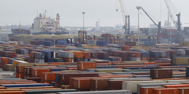 A general view shows a shipping container area at the port of Halk al-Wad, in Tunis February 19, 2013. Economic disaster is by no means inevitable. New foreign direct investment jumped to 3.00 billion dinars in 2012 from 1.62 billion in 2011, partly because of privatisations, according to official data. Last year's total exceeded the 2.17 billion dinars recorded in 2010, before the revolution. The data shows that because of Tunisia's strengths, including its educated population and proximity to