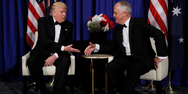 Der australische Premierminister stichelte auf einer Gala gegen US-Präsident Trump