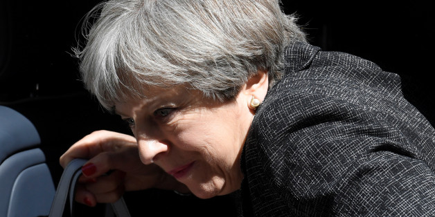Britain's Prime Minister, Theresa May, arrives at 10 Downing Street, in central London, Britain June 15, 2017. REUTERS/Toby Melville