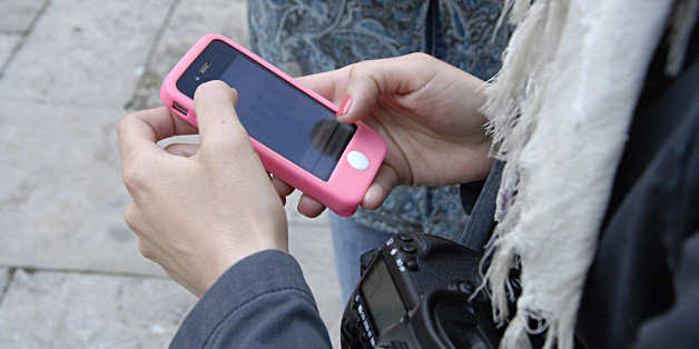 COPENHAGEN /DENMARK- Danish crime reporters and photographer using their smartphones to reporter to net papers prior to pressconference and during press conference of tow danish police officers Jens M��ller jensen vice police inspectro and J��rgen Skov police inspector of arrest of danish passport holder in tukrey in connectionf of presious kiling of danish journalist and islam critic lars hedegaard jensen today at politgaard today on 27 April 2014 (Photo by Francis Dean/Deanpictures) (Photo by Francis Dean/Corbis via Getty Images)