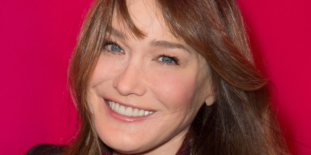 Carla Bruni-Sarkozy attends the Schiaparelli show as part of Paris Fashion Week Haute Couture Spring/Summer 2015 on January 26, 2015 in Paris, France. (Photo by Stephane Cardinale/Corbis via Getty Images)
