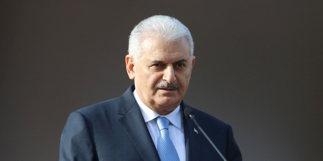 Turkish Prime Minister Binali Yildirim speaks to the media during a visit in Nicosia, northern Cyprus March 9, 2017. REUTERS/Yiannis Kourtoglou