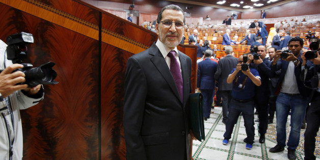 Moroccan Prime Minister Saad Eddine el-Othmani arrives at the Moroccan Parliament in Rabat, Morocco April 19, 2017. REUTERS/Youssef Boudlal