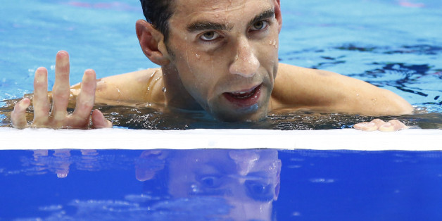 2016 Rio Olympics - Swimming - Final - Men's 200m Individual Medley Final - Olympic Aquatics Stadium - Rio de Janeiro, Brazil - 11/08/2016. Michael Phelps (USA) of USA reacts after winning. REUTERS/David Gray TPX IMAGES OF THE DAY FOR EDITORIAL USE ONLY. NOT FOR SALE FOR MARKETING OR ADVERTISING CAMPAIGNS.