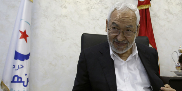 Rached Ghannouchi, leader of the Islamist Ennahda movement, speaks during an intervew with a Reuters journalist in Tunis August 5, 2013. Tunisia's ruling Islamist party is willing to go to referendum over whether to preserve transitional governance institutions, party chief Ghannouchi said on Monday, but stood firm against secular opposition efforts to oust the government. He added that his Ennahda party was open to dialogue to modify Tunisia's political transition. To match Interview TUNISIA-CRISIS/ENNAHDA REUTERS/Zoubeir Souissi (TUNISIA - Tags: POLITICS PROFILE)