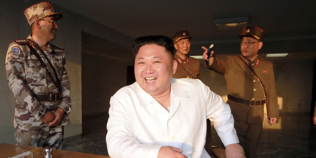 This undated photo released by North Korea's official Korean Central News Agency (KCNA) on May 30, 2017 shows North Korean leader Kim Jong-Un inspecting a test-fire of a ballistic missile at an undisclosed location in North Korea. / AFP PHOTO / KCNA via KNS / STR / South Korea OUT / REPUBLIC OF KOREA OUT ---EDITORS NOTE--- RESTRICTED TO EDITORIAL USE - MANDATORY CREDIT 'AFP PHOTO/KCNA VIA KNS' - NO MARKETING NO ADVERTISING CAMPAIGNS - DISTRIBUTED AS A SERVICE TO CLIENTSTHIS PICTURE WAS MADE AV