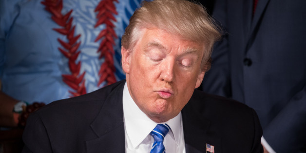 President Donald Trump signed the Department of Veterans Affairs Accountability and Whistleblower Protection Act of 2017 in the East Room of the White House, on Friday, June 23, 2017. (Photo by Cheriss May) (Photo by Cheriss May/NurPhoto via Getty Images)
