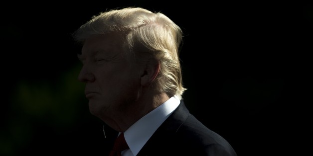 US President Donald Trump listens as Indian Prime Minister Narendra Modi addresses a joint press conference in the Rose Garden at The White House in Washington D.C on June 26, 2017. US President Donald Trump is hosting Indian Prime Minister Narendra Modi for a first face-to-face meeting, seeking to forge a chemistry that can add new fizz to a flourishing relationship between the world's two largest democracies. / AFP PHOTO / SAUL LOEB (Photo credit should read SAUL LOEB/AFP/Getty Images)