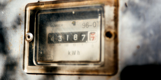 An electricity meter shows kilowatt energy numbers in Johannesburg, South Africa, on Wednesday, Oct. 5, 2016. Eskom Holdings SOC Ltd. is building new electricity stations to end the power cuts that were imposed for about 100 days last year, curbing growth in Africa's most-industrialized nation. Photographer: Waldo Swiegers/Bloomberg via Getty Images