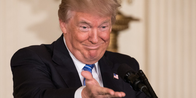 President Donald Trump speaks, before signing the Department of Veterans Affairs Accountability and Whistleblower Protection Act of 2017 in the East Room of the White House, on Friday, June 23, 2017. (Photo by Cheriss May) (Photo by Cheriss May/NurPhoto via Getty Images)