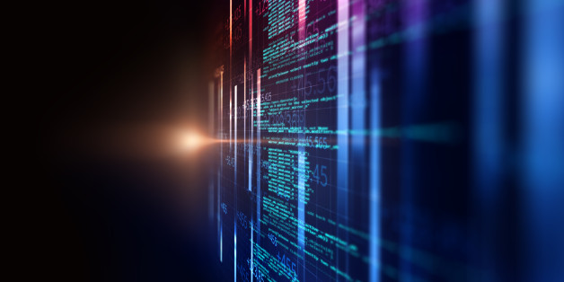 Programming code abstract technology background of software developer and Computer script