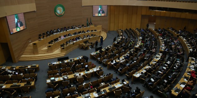 ADDIS ABABA, ETHIOPIA - JUNE 30: General view of the 29th African Union Summit at African Union Conference Center and Office Complex in Addis Ababa, Ethiopia on June 30, 2017. Summit began with the 34th Committee of Permanent Representatives. Many representatives from African countries attended the summit. (Photo by Minasse Wondimu Hailu/Anadolu Agency/Getty Images)