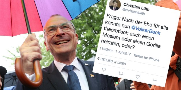 AfD-Pressesprecher schießt mit widerlichem Tweet gegen Grünen-Politiker Volker Beck.