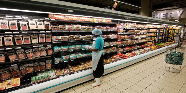 Un supermarché au Cap, en Afrique du Sud.