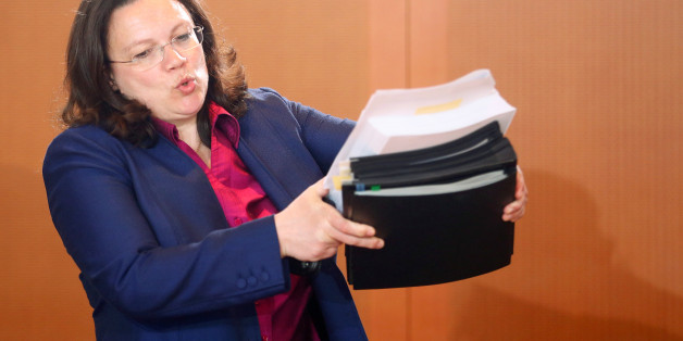 Andrea Nahles glaubt, sie rechne souverän