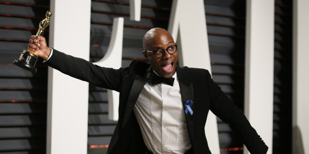 89th Academy Awards - Oscars Vanity Fair Party - Beverly Hills, California, U.S. - 27/02/17 â Director of "Moonlight" Barry Jenkins holds Best Adapted Screenplay Oscar. REUTERS/Danny Moloshok