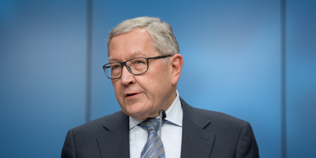 Klaus Regling, managing director of the European Stability Mechanism, speaks during a news conference following a Eurogroup meeting of finance ministers in Brussels, Belgium, on Monday, Feb. 20, 2017. As Greek efforts to conclude a year-old review of its rescue program stall, the governments ability to regain access to the public debt market grows slimmer, increasing the possibility Athens will have to seek another unpopular strings-attached bailout program. Photographer: Jasper Juinen/Bloomberg via Getty Images