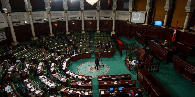 TUNIS, TUNISIA - JANUARY 24: Investment and Development Minister of Tunisia Fadel Abdul-Kafi delivers a speech on decreasing of poverty rate at parliament building in Tunis, Tunisia on January 24, 2017. (Photo by Amine Landoulsi/Anadolu Agency/Getty Images)