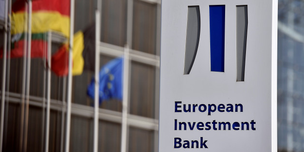 The logo of the European Investment Bank is pictured in the city of Luxembourg, Luxembourg, March 25, 2017. Reuters/Eric Vidal