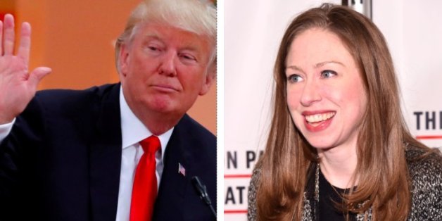 Donald Trump und Chelsea Clinton gingen auf Twitter aufeinander los.