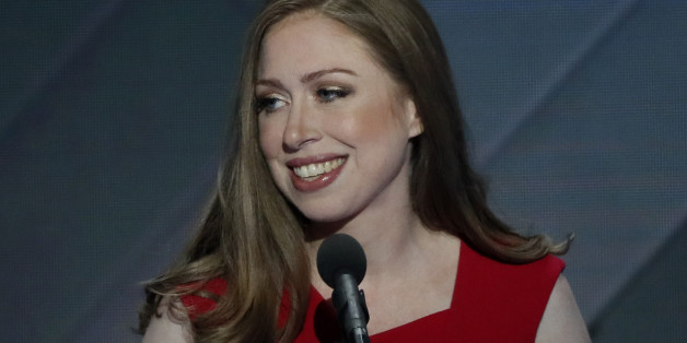 Chelsea Clinton, daughter of Democratic U.S. presidential nominee Hillary Clinton, speaks on the final night of the Democratic National Convention in Philadelphia, Pennsylvania, U.S. July 28, 2016. REUTERS/Mike Segar