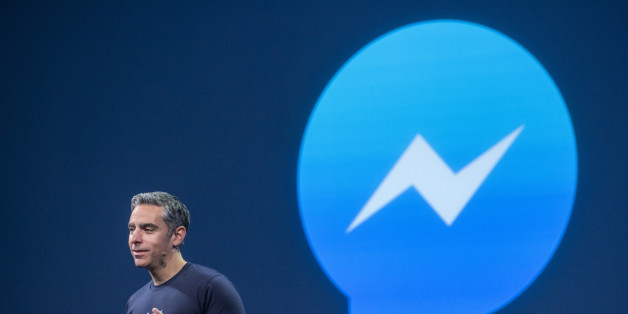 David Marcus, vice president of messaging products at Facebook Inc., speaks during the Facebook F8 Developers Conference in San Francisco, California, U.S., on Wednesday, March 25, 2015. Facebook Inc. is opening up its Messenger chat application, letting developers create software for people to add photos, videos and other enhancements to their online conversations. Photographer: David Paul Morris/Bloomberg via Getty Images