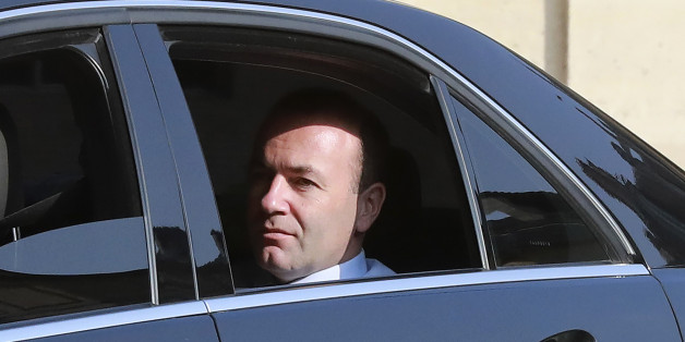 Manfred Weber, chairperson of the European People's Party (EPP) group at the European parliament, arrives for a meeting the Elysee Palace in Paris on September 23, 2016. / AFP / JACQUES DEMARTHON (Photo credit should read JACQUES DEMARTHON/AFP/Getty Images)
