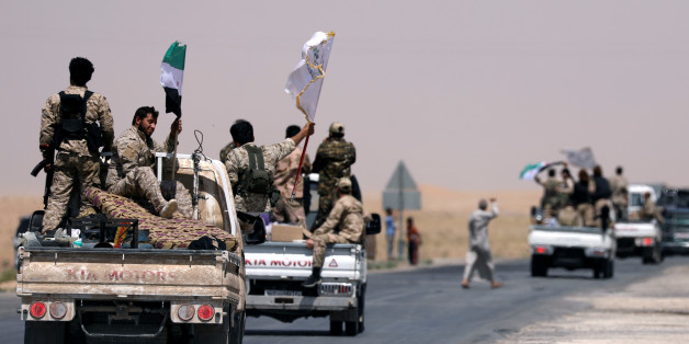 Les Forces démocratiques syriennes en direction de Raqqa
