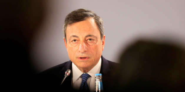 European Central Bank President Mario Draghi speaks during a news conference following the Governing Council meeting in Tallinn, Estonia, June 8, 2017. REUTERS/Ints Kalnins