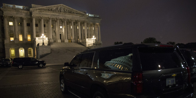 WASHINGTON, DC - JULY 27: The U.S. Senate is pictured on July 27, 2017 in Washington, DC. Senate Republicans are working to pass a stripped-down, or 'skinny repeal' version of Obamacare reform, with elimination of the individual and employer mandates and the tax on medical devices being considered. (Photo by Zach Gibson/Getty Images)
