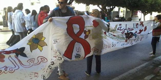 Marche de lutte contre le sida, Tanger, 2013