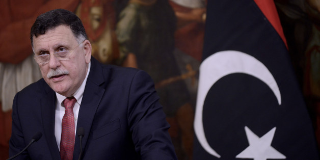ROME, ITALY - JULY 26: Libyan Prime Minister Fayez al-Sarraj at Palazzo Chigi on July 26, 2017 in Rome, Italy. Paolo Gentiloni has previously met with Fayez al-Sarraj to discuss migration and border control. (Photo by Simona Granati - Corbis/Corbis via Getty Images)