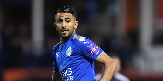 LUTON, ENGLAND - JULY 26: Riyad Mahrez of Leicester in action during the pre-season friendly match between Luton Town and Leicester City at Kenilworth Road on July 26, 2017 in Luton, England. (Photo by Michael Regan/Getty Images)