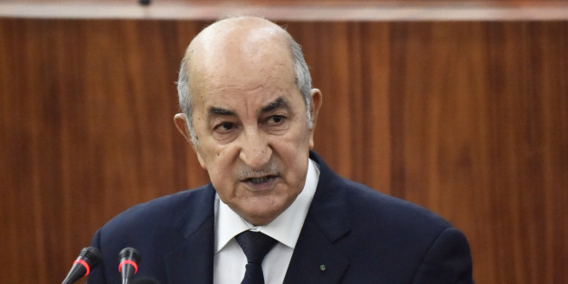 Prime Minister Abdelmadjid Tebboune unveiled the main lines of the government's action plan to members of the National People's Congress (NPC) on June 20, 2017 in Algiers. / AFP PHOTO / RYAD KRAMDI / RYAD KRAMDI (Photo credit should read RYAD KRAMDI/AFP/Getty Images)