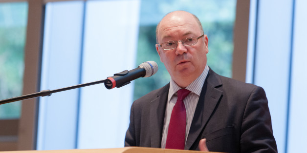 THE HAGUE, NETHERLANDS - NOVEMBER 01: Alistair Burt speaks at the International Commission on Missing Persons (ICMP ) on day 4 in the Peace Palace on November 1, 2013 in The Hague, Netherlands. (Photo by Helene Wiesenhaan/Getty Images for IMCP)